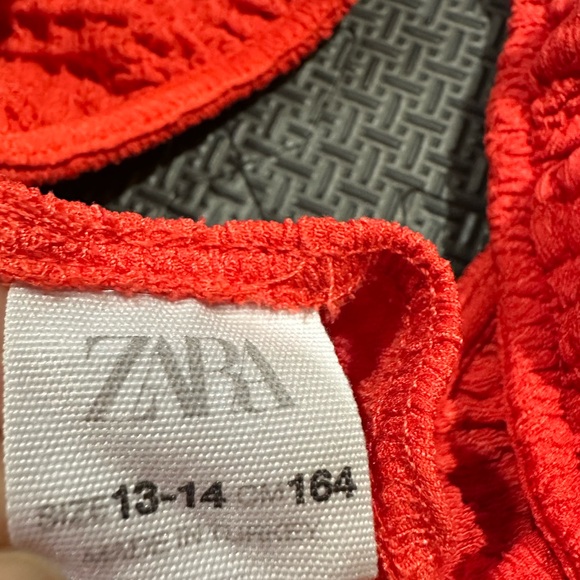 2/24$ Zara Girls Coral Dress size 13-14 - Picture 2 of 4